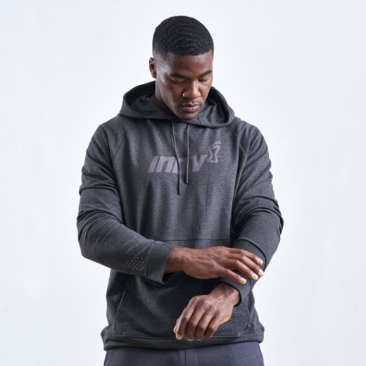 Męska Bluza Z Kapturem F-lite Inov-8, Grafitowa