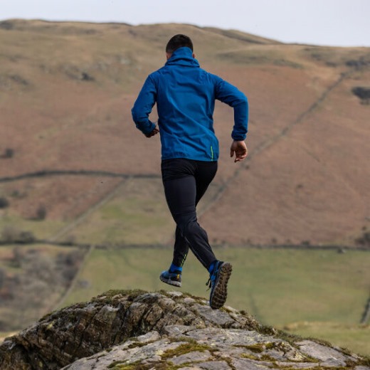 Inov-8 Niebieska Kurtka Przeciwdeszczowa Stormshell Męska