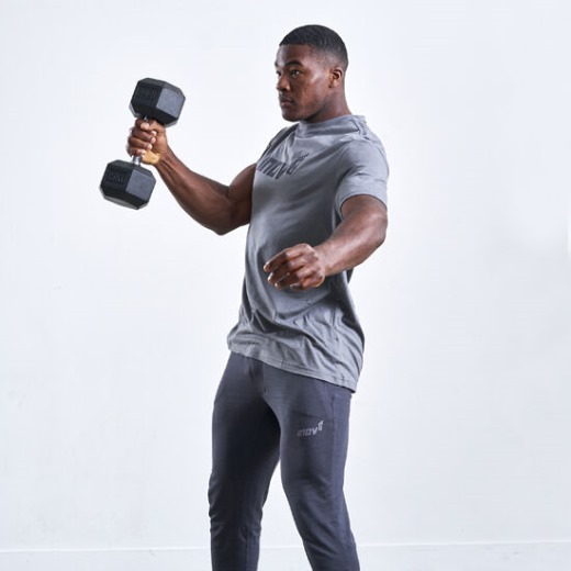 Koszulka Męska Inov-8 F-lite W Kolorze Szarym