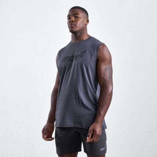 Inov-8 Grafitowy Męski Bezrękawnik F-lite
